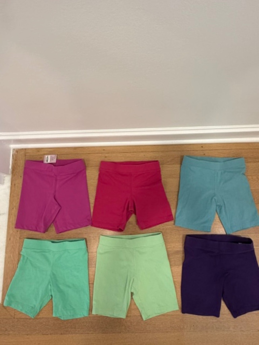 Mix & Match Primary Biker Shorts Size - 6-7